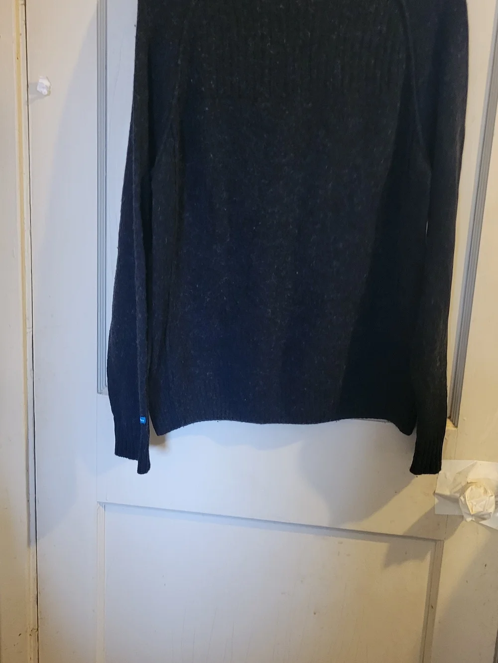 Columbia Men's Charcoal Half-Zip Knit Sweater Size M